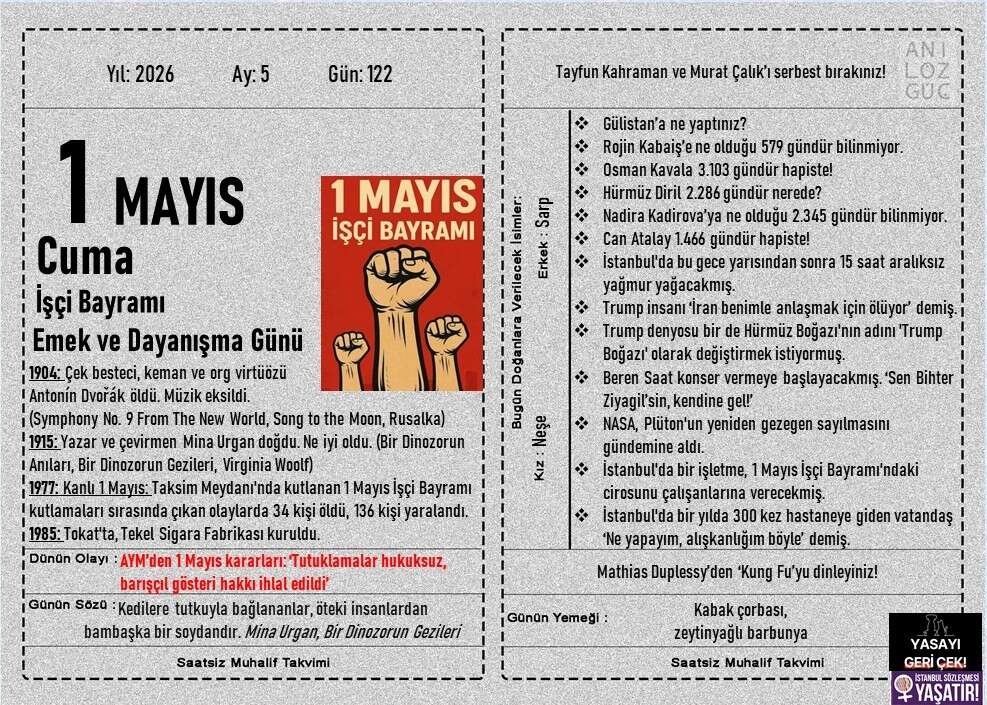 İşçi Bayramı Emek ve Dayanışma Günü 1